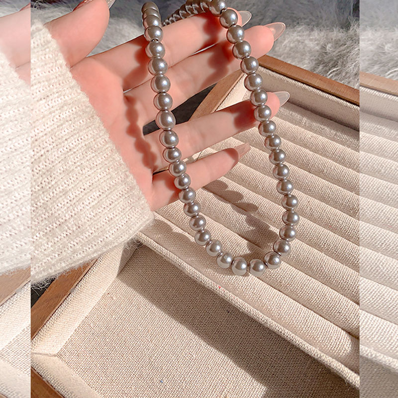 ●TATIANA● Silver 925 Labrador Grey Pearl NecklaceNZ1116 17 SANTUZZA 925 Sterling Silver Pendant Sparkling Green Spinel