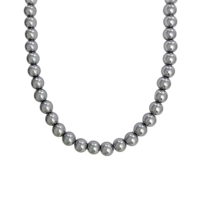 ●TATIANA● Silver 925 Labrador Grey Pearl NecklaceNZ1116 17 Designer fashion, Seoul-fully created | W Concept